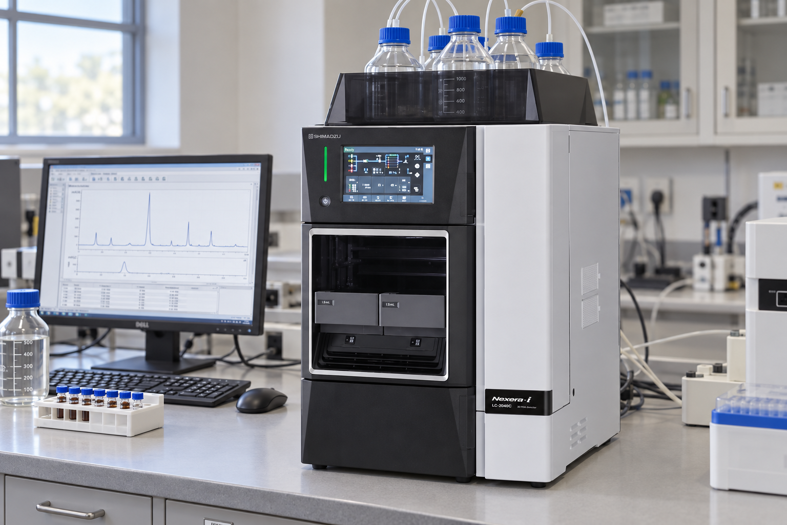 about shimadzu lab v2